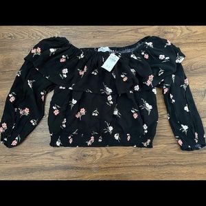 Hollister Off-the Shoulder Crop Top